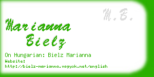 marianna bielz business card